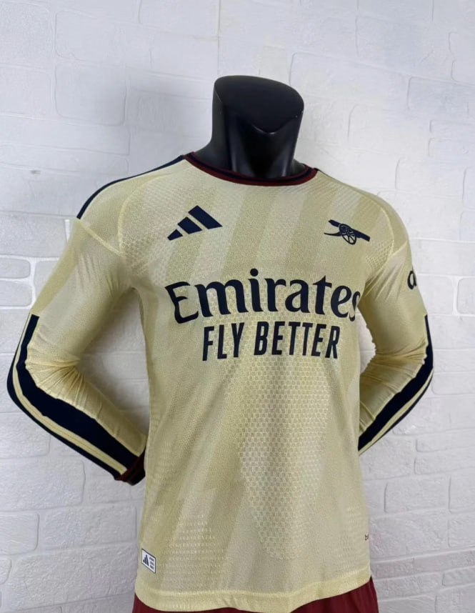 Arsenal Third Player Long Sleeve Men Jersey 26/27