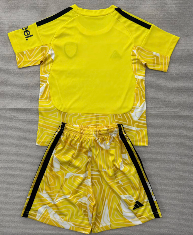 Arsenal Yellow Goalkeeper Kids Suit 26/27