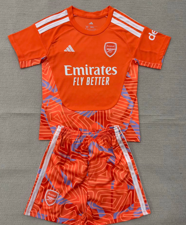Arsenal Orange Goalkeeper Kids Suit 26/27