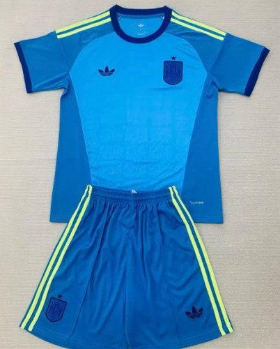 Spain 2026 World Cup Goalkeeper Kids Suit