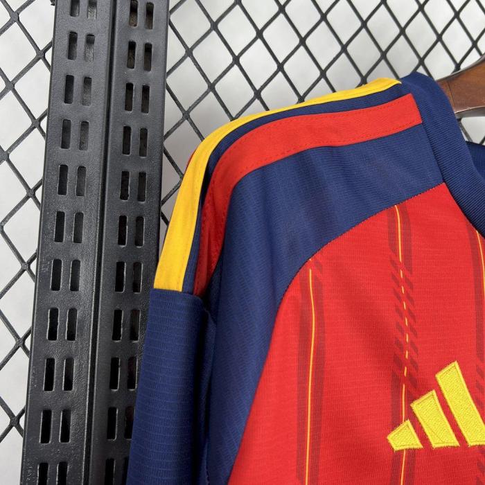 Spain 2026 World Cup Home Long Sleeve Man Jersey