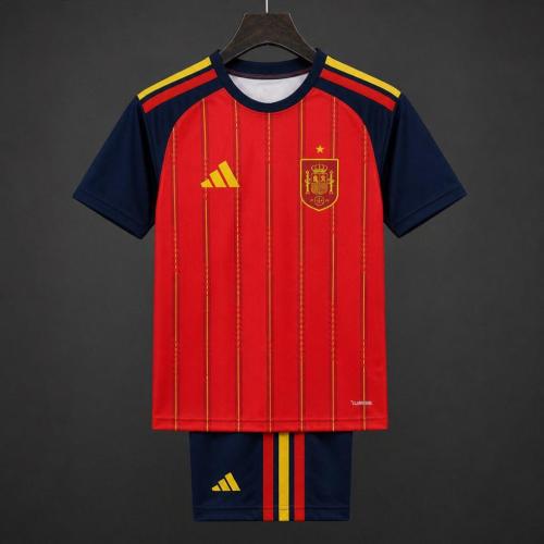 Spain 2026 World Cup Home Kids Suit