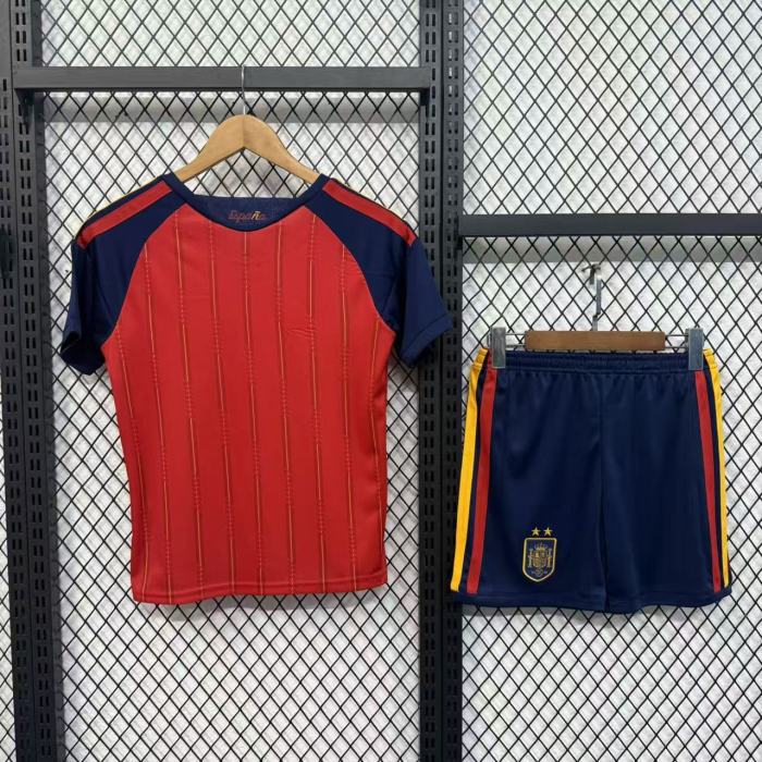 Spain 2026 World Cup Home Kids Suit (2 stars)