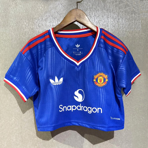 Manchester United Away Woman Cropped Jersey