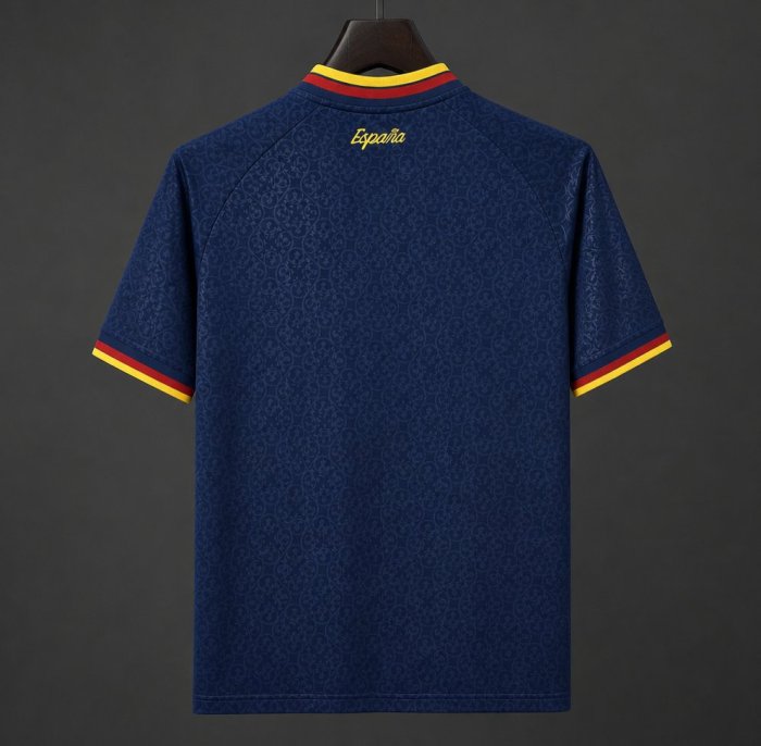 Spain 2026 Cyan Special Edition 2 Stars Man Jersey