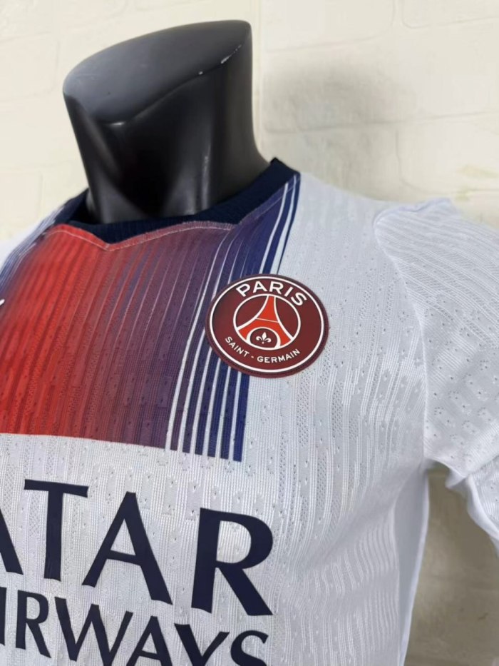 Paris Saint Germain Away Men Long Sleeve Player Jersey 26/27