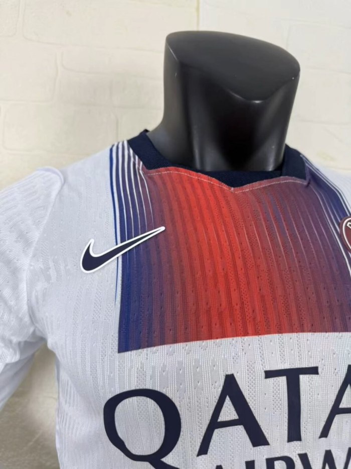 Paris Saint Germain Away Men Long Sleeve Player Jersey 26/27
