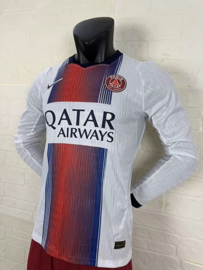 Paris Saint Germain Away Men Long Sleeve Player Jersey 26/27