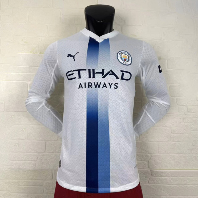Manchester City Third Player Men Long Sleeve Jersey 26/27