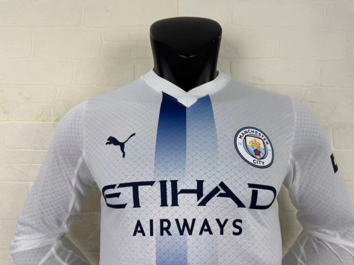 Manchester City Third Player Men Long Sleeve Jersey 26/27