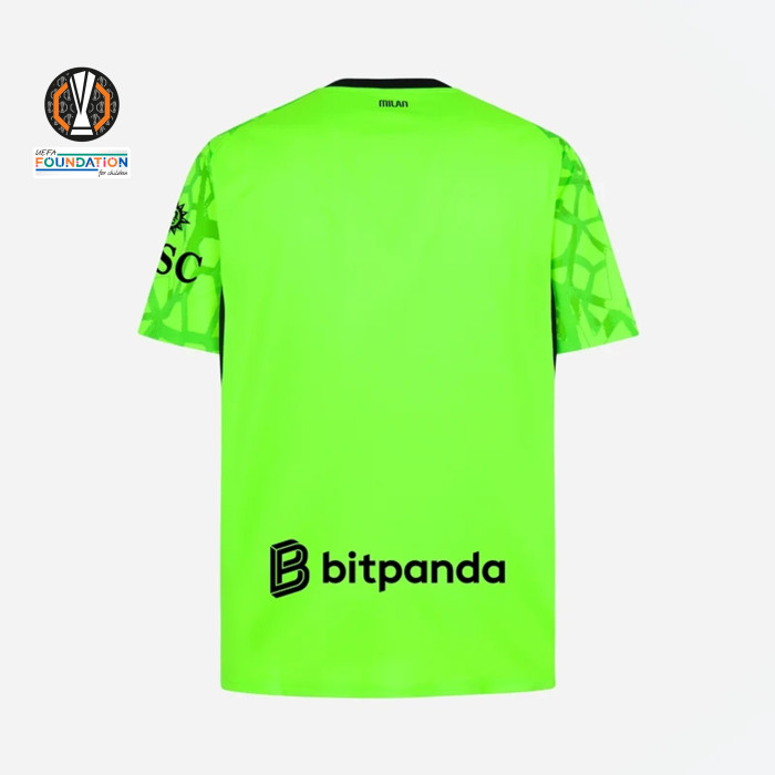 AC Milan Green Goalkeeper Men Jersey Suit 26/27