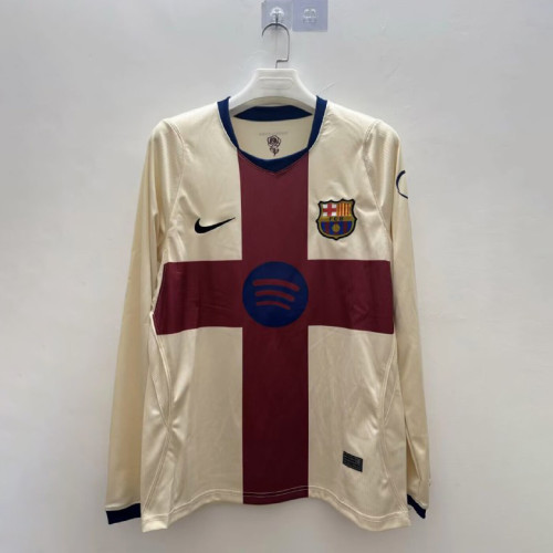Barcelona Fourth Men Long Sleeve Jersey 26/27
