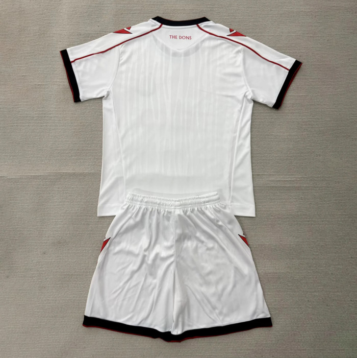 Aberdeen FC Away Kids Jersey Suit 26/27