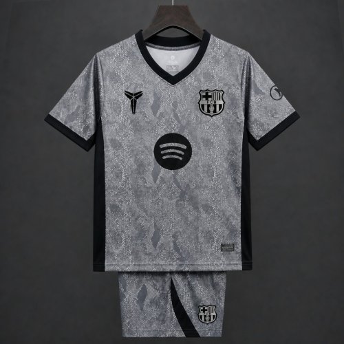 Barcelona Grey Goalkeeper Kids Suit 26/27