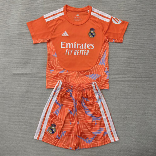 Real Madrid Yellow Goalkeeper Kids Suit 26/27