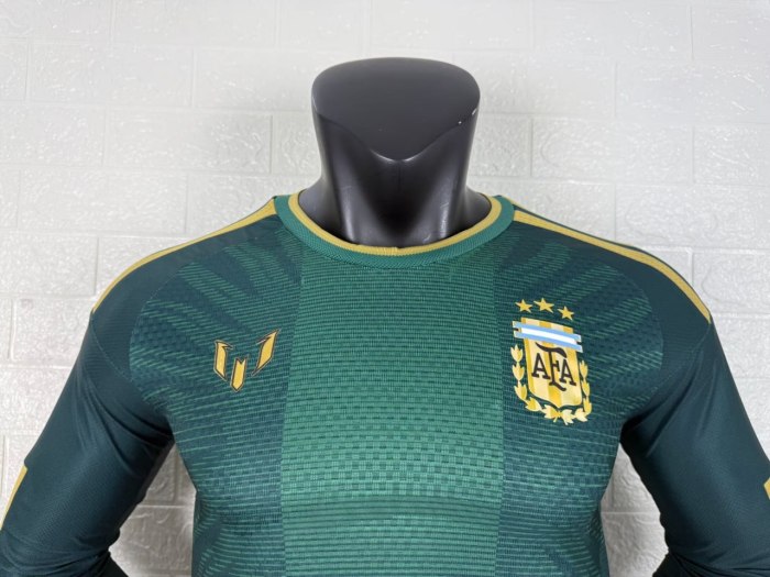 Argentina Messi 2026 Commemorative Edition Player Long Sleeve Men Jersey
