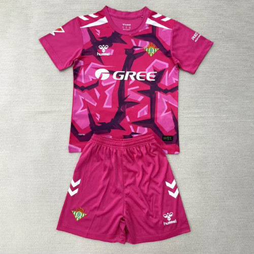 Real Betis Pink Goalkeeper Men Jersey Suit 26/27