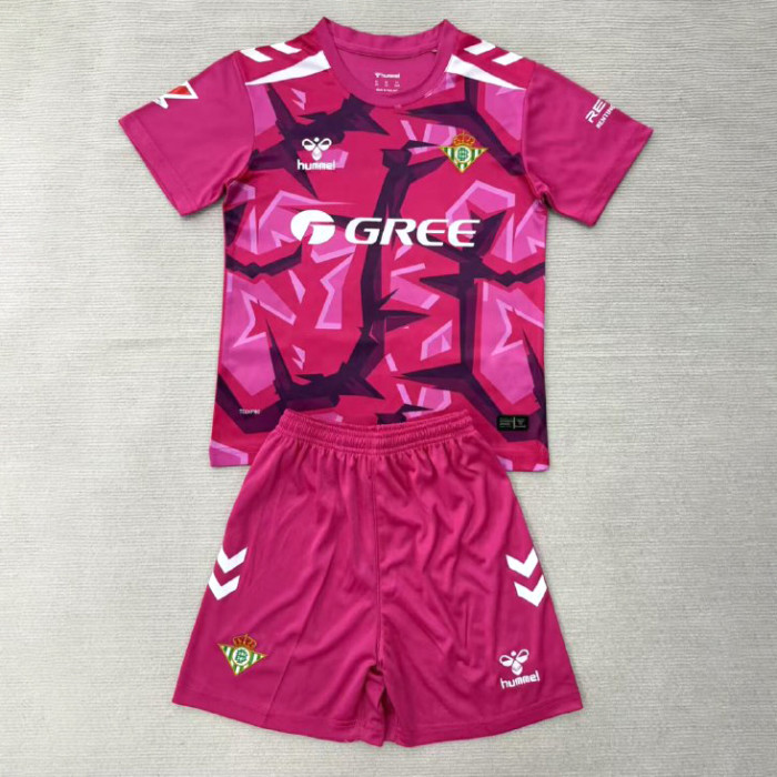 Real Betis Pink Goalkeeper Men Jersey Suit 26/27