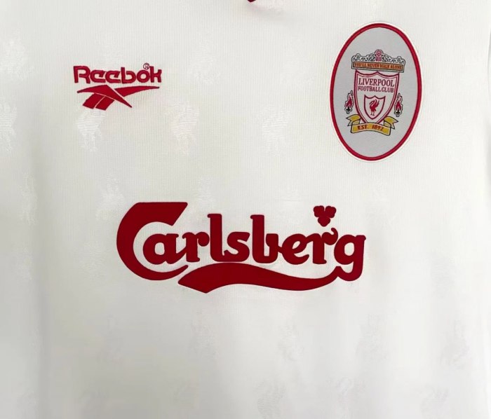 Liverpool White Retro Jersey 96/97