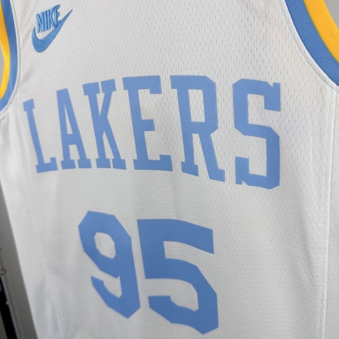 Juan Toscano-Anderson  Los Angeles Lakers Classic Edition 2023/24 Swingman Jersey  Retro White