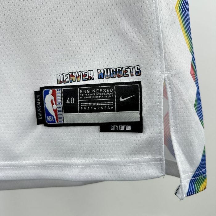 Michael Porter Jr. Denver Nuggets  City Edition 2024/25 Swingman Jersey White