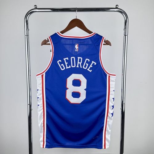 Paul George Philadelphia 76ers 2023/24 Swingman Away Jersey Blue