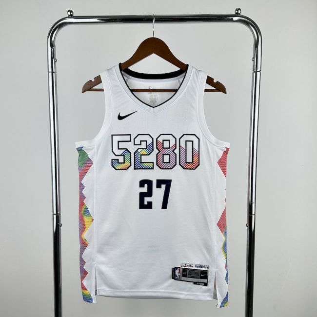 Jamal Murray Denver Nuggets City Edition 2024/25 Swingman Jersey White