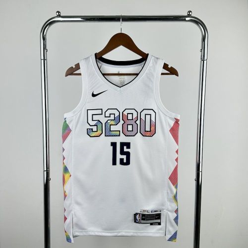 Nikola Jokić Denver Nuggets City Edition 2024/25 Swingman Jersey White