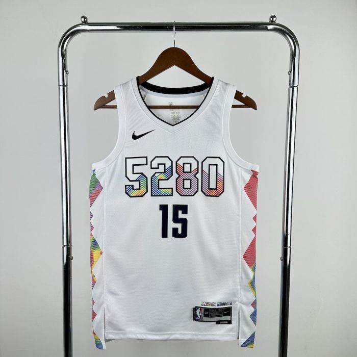 Nikola Jokić Denver Nuggets City Edition 2024/25 Swingman Jersey White