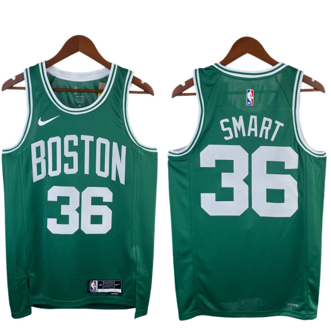 Marcus Smart Boston Celtics Icon Edition Swingman away Jersey Green
