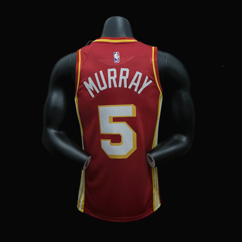 Dejounte Murray Atlanta Hawks Icon Edition Swingman Jersey 22/23 Red