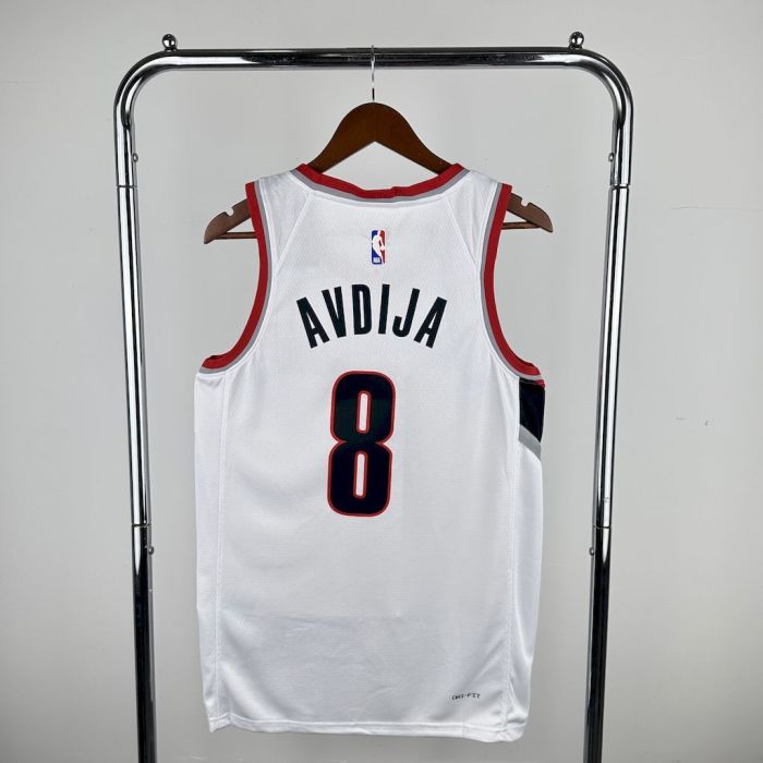Deni Avdija Portland Trail Blazers 2023/24 Association Edition Swingman Home Jersey White