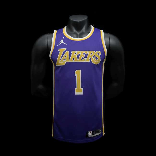 D'Angelo Russell Los Angeles Lakers Statement Edition Swingman Jersey Purple