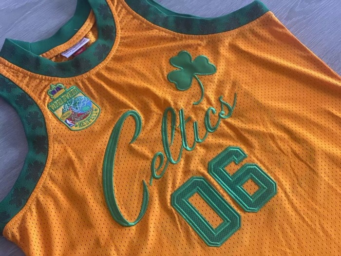 Worldwide Respect Boston Celtics Statement Edition Swingman Jersey Orange