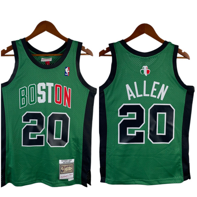 Ray Allen Boston Celtics Hardwood Classics Swingman Retro Jersey Green