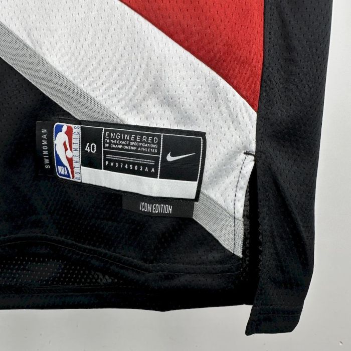 Deni Avdija Portland Trail Blazers 2023/24 Icon Edition Swingman Away  Jersey Black