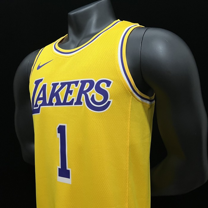 D'Angelo Russell Los Angeles Lakers Icon Edition Swingman Jersey 22/23 Yellow