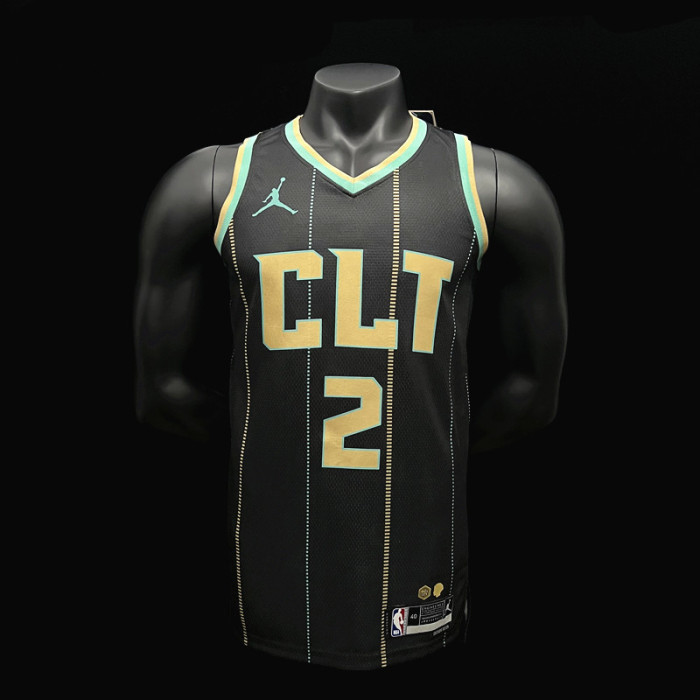 Lonzo Ball Charlotte Hornets City Edition Swingman Jersey 22/23 Black