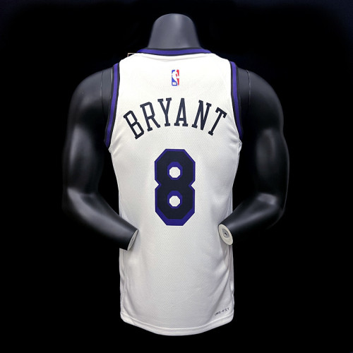 Kobe Bryant Los Angeles Lakers City Edition Swingman Jersey 22/23 White