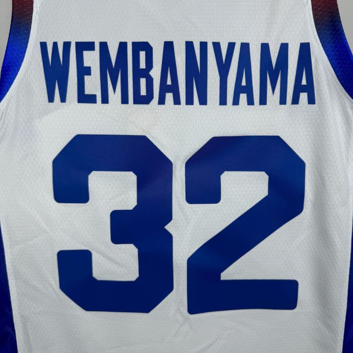 Victor Wembanyama France Basketball Home Swingman Jersey White