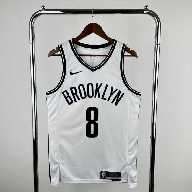 Cui Yongxi Brooklyn Nets Association Edition Swingman Jersey White