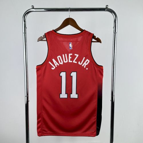 Jaime Jaquez Jr. Miami Heat City Edition 24/25 Swingman Jersey Red