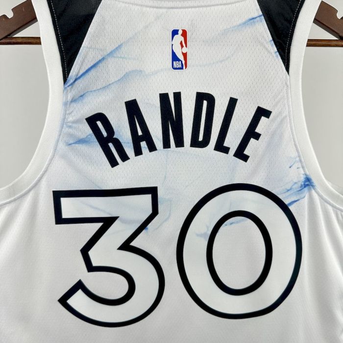 Julius Randle Minnesota Timberwolves City Edition 24/25 Swingman Jersey White