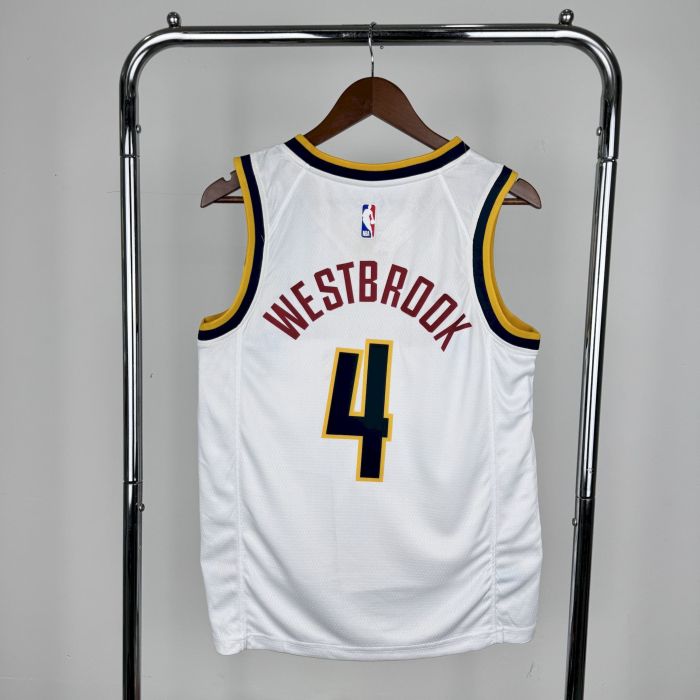 Russell Westbrook Denver Nuggets Association Edition Swingman Jersey White