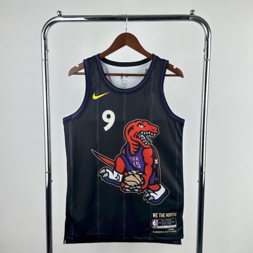 RJ Barrett Toronto Raptors City Edition Swingman Jersey 24/25 Black