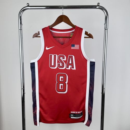Kawhi Leonard Team USA 2024 Swingman Jersey Red