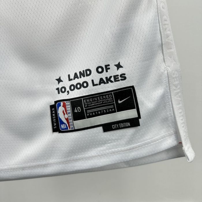 Anthony Edwards Minnesota Timberwolves City Edition 24/25 Swingman Jersey White