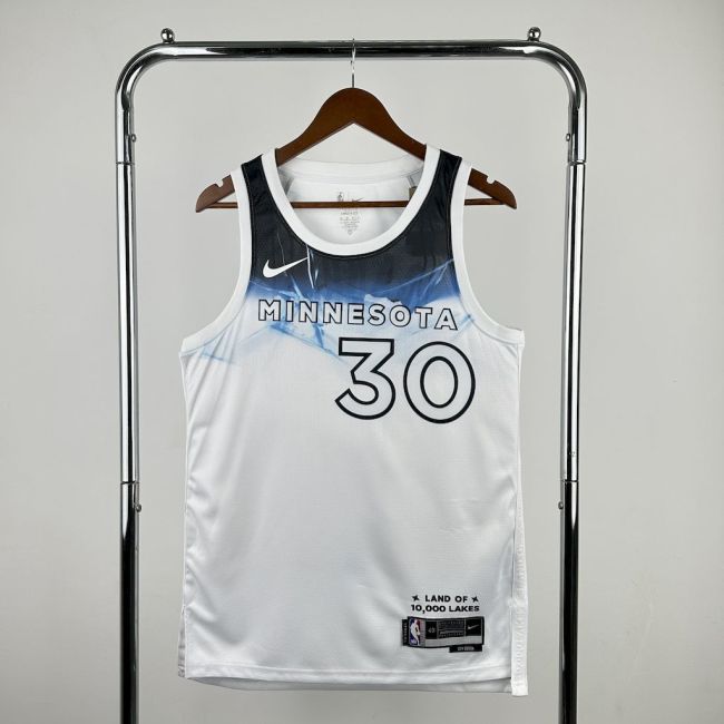 Julius Randle Minnesota Timberwolves City Edition 24/25 Swingman Jersey White