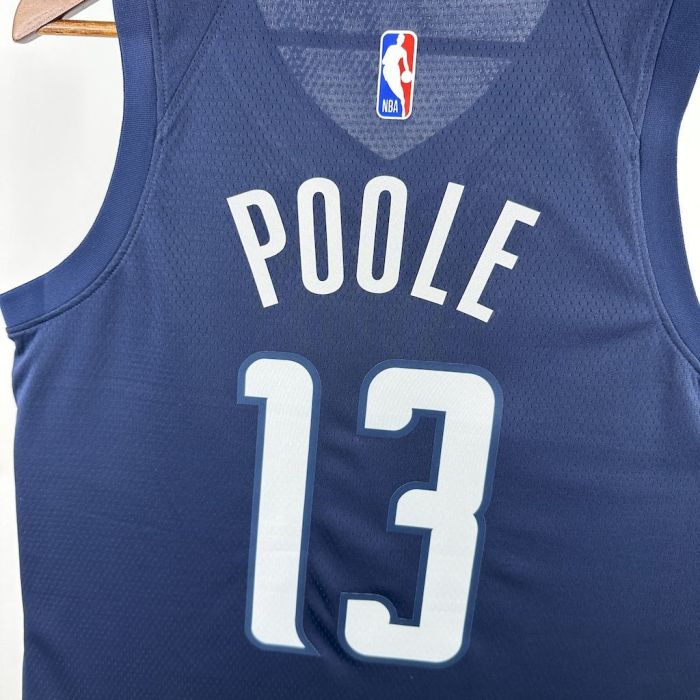 Jordan Poole Washington Statement Edition 24/25 Swingman Jersey Red Blue