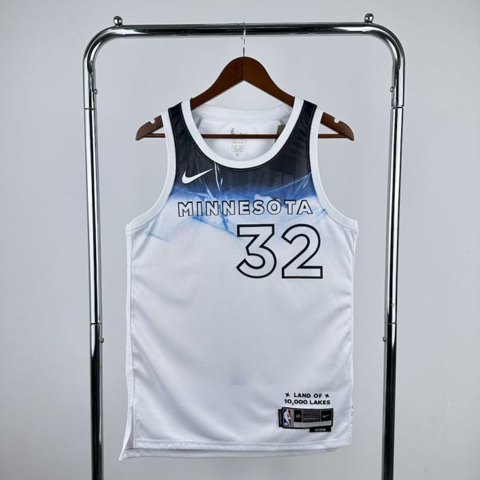 Karl-Anthony Towns Minnesota Timberwolves City Edition 24/25 Swingman Jersey White